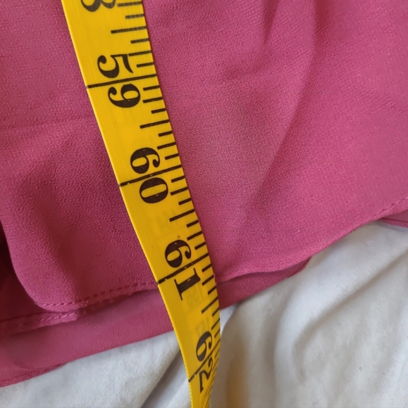 AW Bridal Women's SZ 8 halter gown Raspberry chiffon twisted‎ front bridal prom - Picture 11 of 11